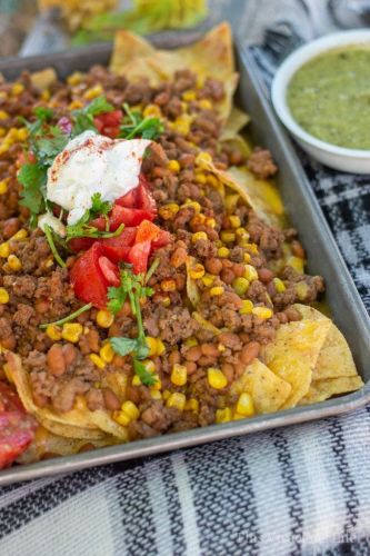 Baked Bean Nachos