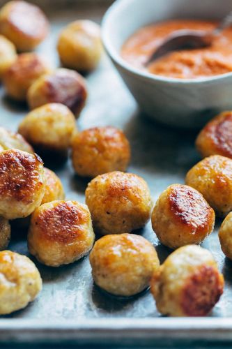 Best Anytime Baked Chicken Meatballs