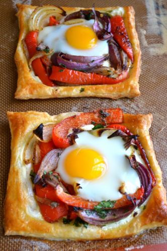 Bake Eggs in Galettes