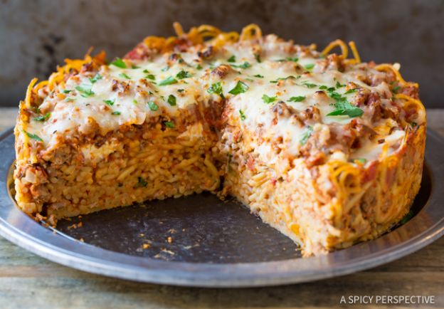 Baked Spaghetti Pie