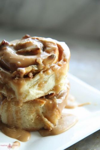 Caramelized Banana Sticky Buns