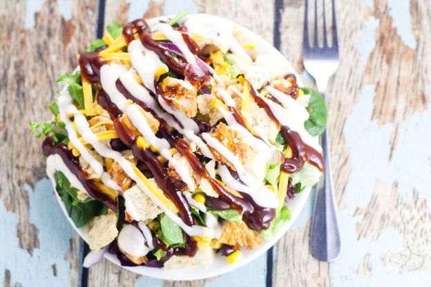 Barbecue Ranch Chicken Salad