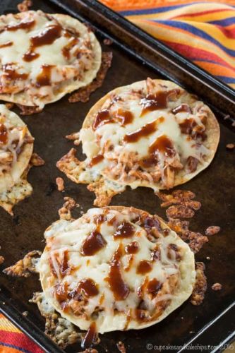 BBQ Chicken Tostadas