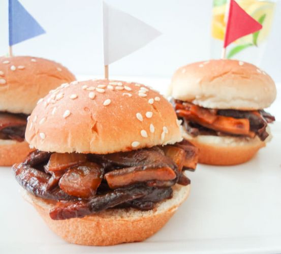 Portobello mushroom sliders