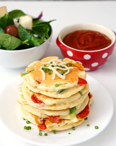 pizza pancakes