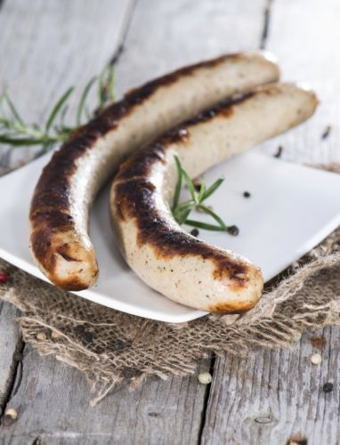 Grilled bratwurst