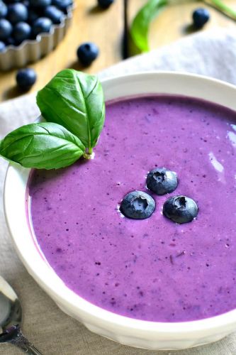 blueberry soup