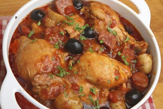 Stewed chicken