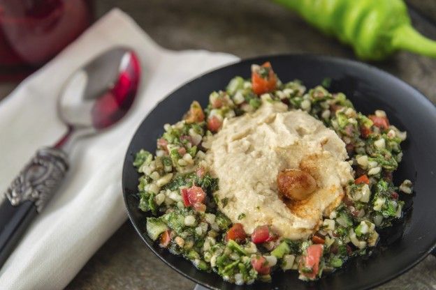 MIDDLE EAST - Tabbouleh: Parsley, tomato and bulgur salad