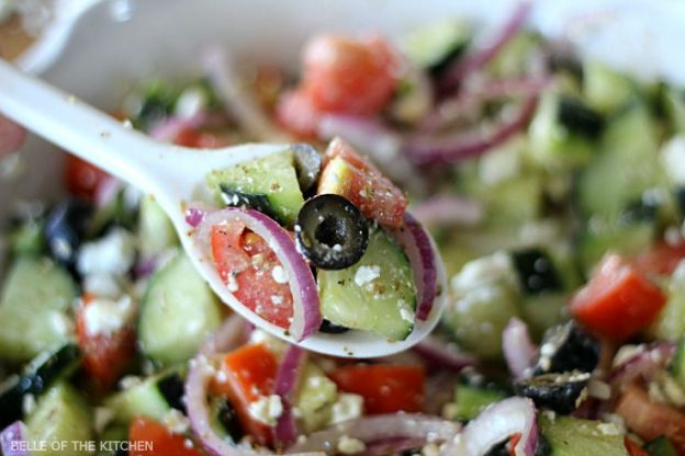 Cucumber Greek Salad