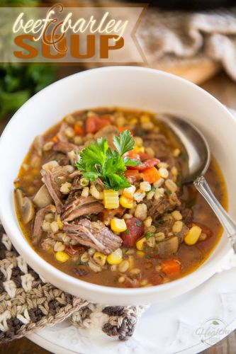 BEEF AND BARLEY SOUP