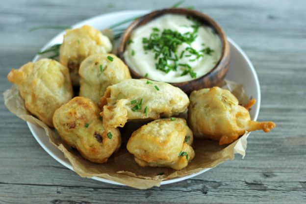 3 Ingredient Beer Battered Artichoke Hearts