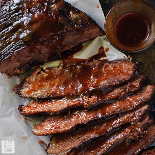 Beer braised beef brisket