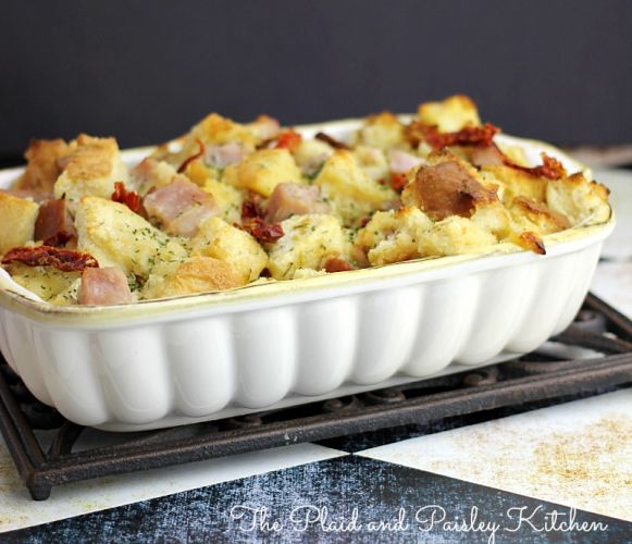 Ham And Brie Strata