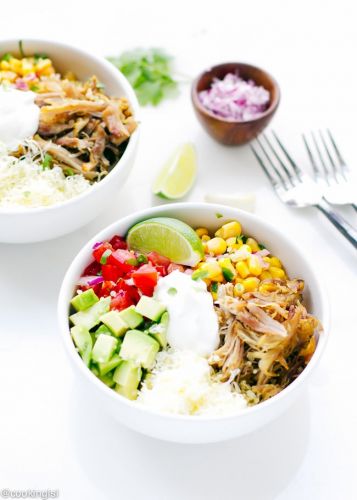 Pulled Pork Quinoa Bowls