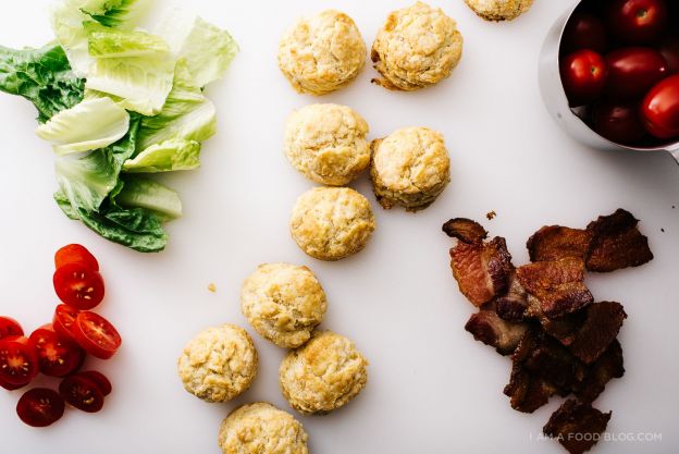 Flaky Buttery Biscuit BLT Sliders