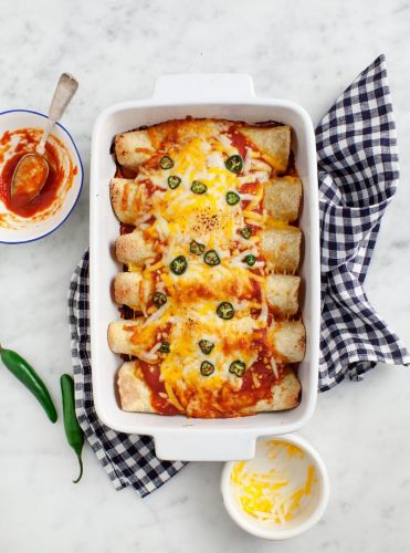 Vegetarian Black Bean Enchiladas