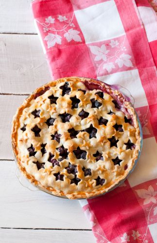 4th of July blueberry pie