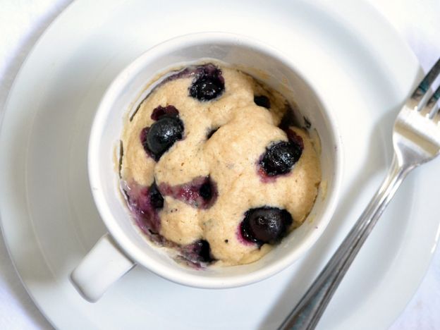 Blueberry mug muffin