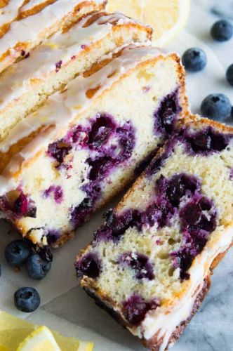 Blueberry Lemon Pound Cake