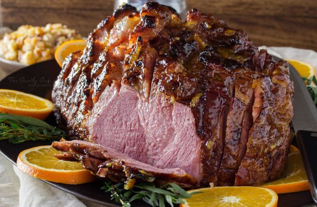 Bourbon Orange Glazed Ham