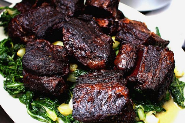 Braised beef short ribs