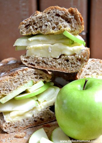 Brie and Apple Sandwich