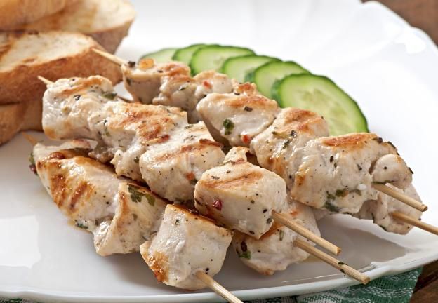 Soy sauce chicken kebabs