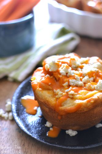 Buffalo Chicken Pizza Cups