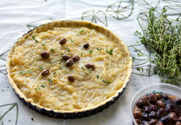 French onion tart