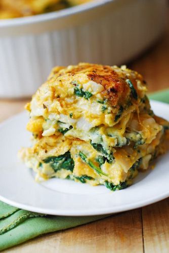 Butternut Squash And Spinach Lasagna