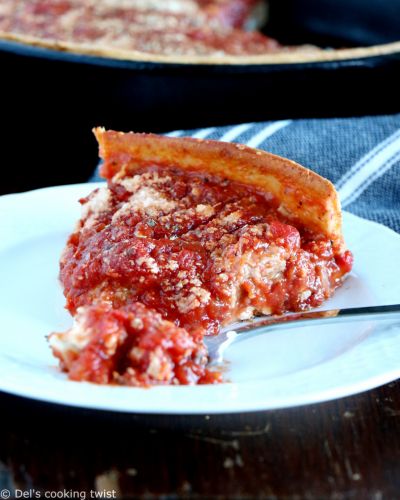 Chicago-Style Deep Dish Pizza