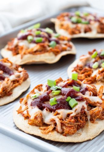 BBQ Chicken Tostadas