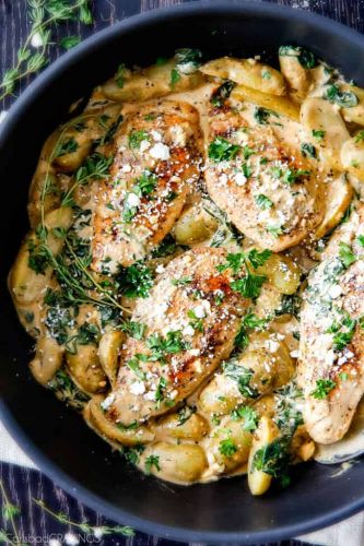 Maple Dijon Chicken Skillet