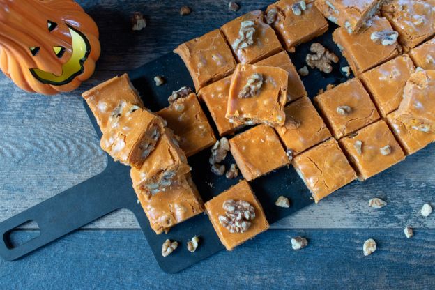 Caramel Pumpkin Fudge