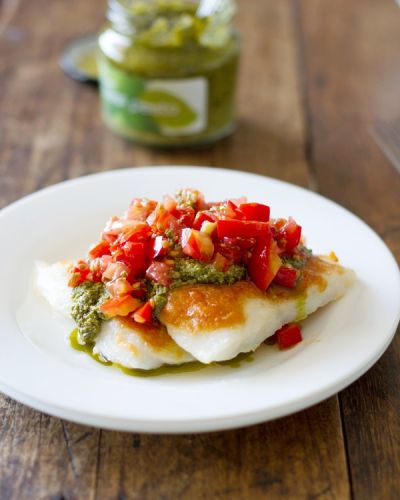 Parmesan Pesto Tilapia