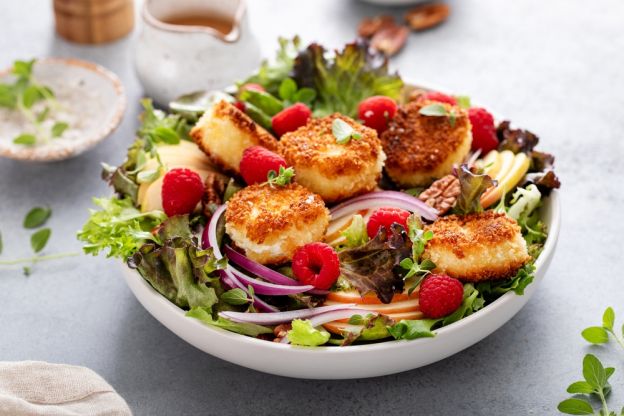 Fried Goat Cheese Salad