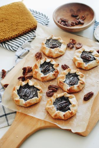 Mini Chocolate Pudding Galettes