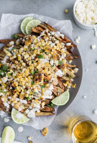 Mexican Street Corn Loaded Fries