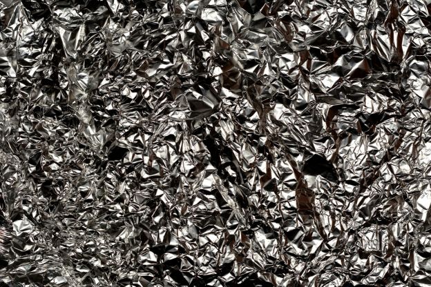 Use foil to clean your grill