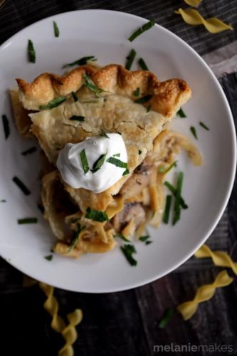 Meatball Stroganoff Pot Pie