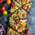 Farmer's Market Grilled Flatbread Pizza