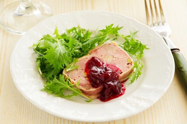 Meatloaf in cherry sauce