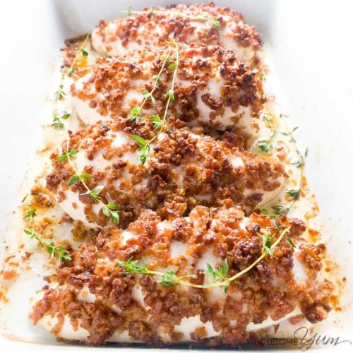 5-Ingredient Bacon crusted Chicken