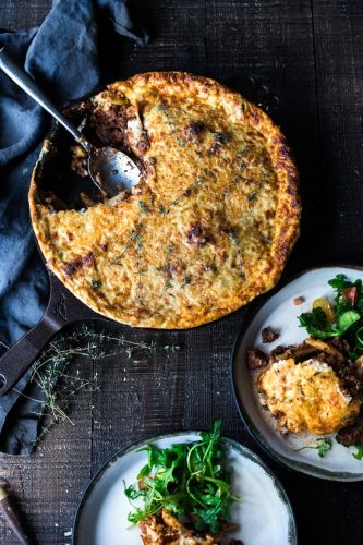 Baked Greek Pasta with Lamb