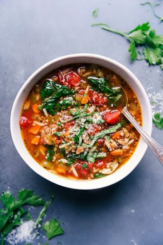 Italian Sausage Orzo Soup