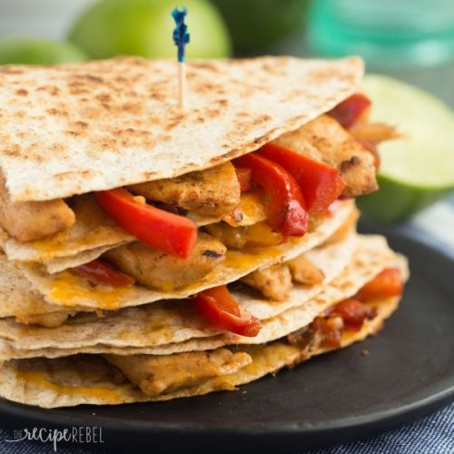 Honey Lime Chicken Quesadillas