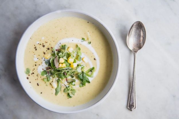 Corn and Leek Bisque