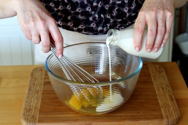 Prep the quiche filling