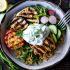 Grilled Salmon Tzatziki Bowls